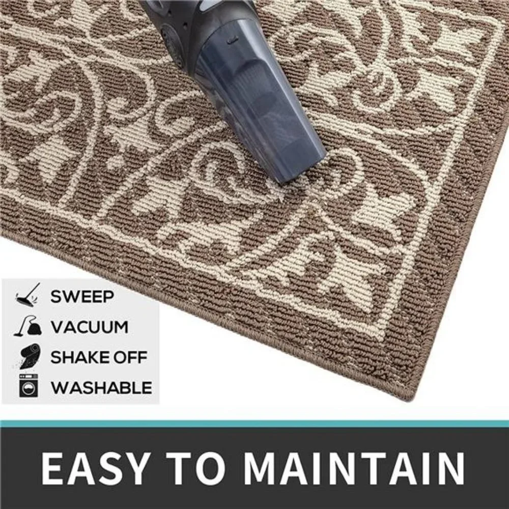Indoor Rugs for Front Entrance Rug Entry Non Slip Washable,19.5